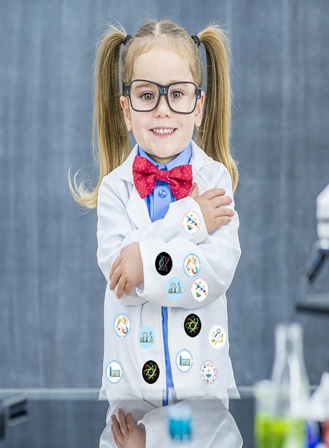 ATSMOICY 500 Science Themed Party Decorations Labels Roll Stickers Future Mad Scientist Natural Science Arts Birthday Baby Party Favors Decorations Stickers - Image 4